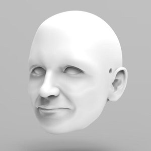 Elderly Lady Marionette Head STL File - Digital File For 3D Printing | Build Your Own Marionette For Professional Acts | Unique Decoration