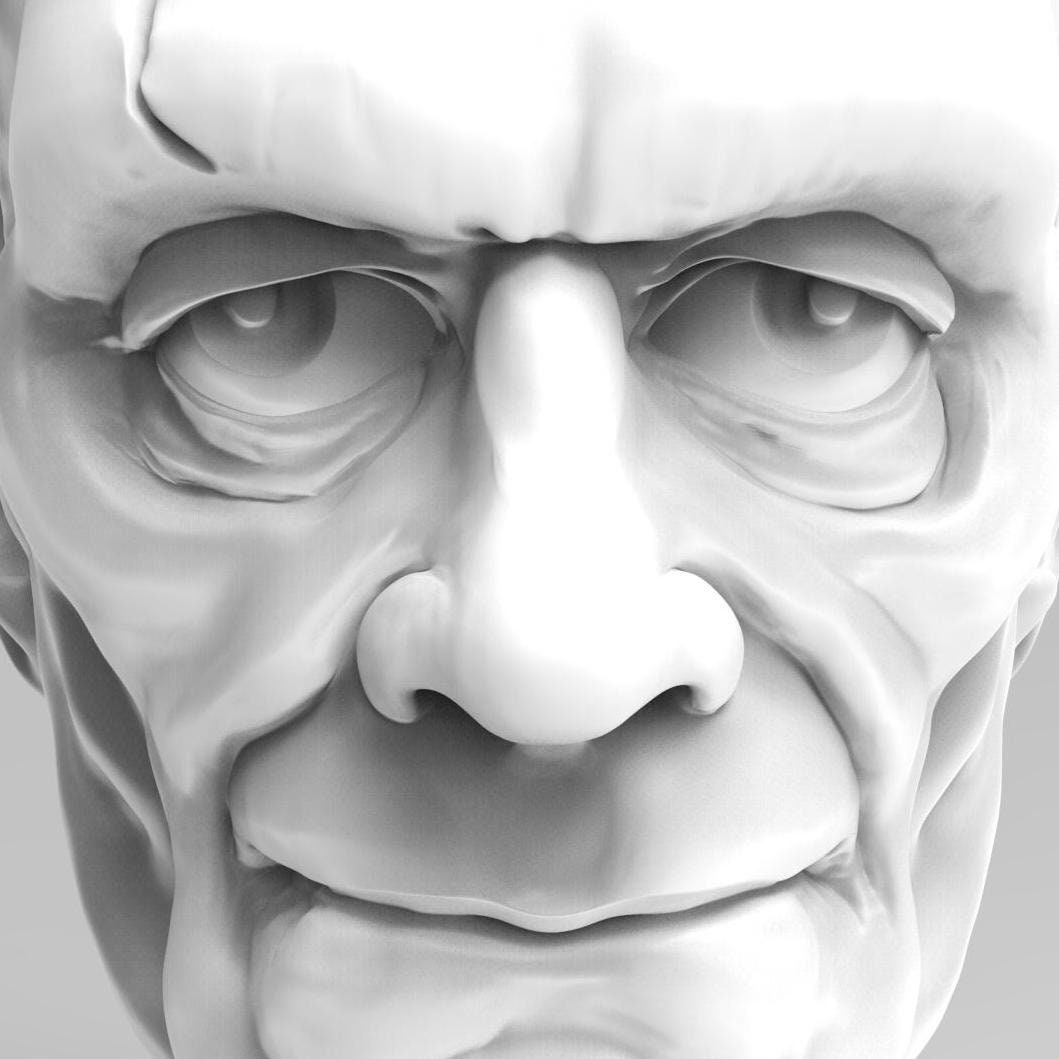 Frankenstein Marionette Head STL File - Digital File for 3D Printing ...