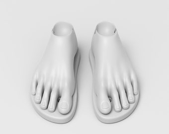 3D Model flip flops (for 3D printing)