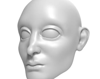 Prince Marionette Head STL File - Digital File For 3D Printing | Build Your Own Marionette For Professional Acts | Unique Home Decoration