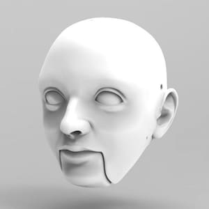 Young Man Marionette Head STL File - Digital File For 3D Printing | Build Your Own Marionette For Professional Acts | Unique Decoration