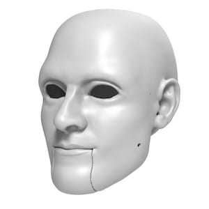 Hero Man Marionette Head STL File – 3D Printing Digital Download