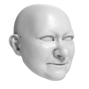 Grandma Marionette Head STL File - Digital File For 3D Printing | Build Your Own Marionette For Professional Acts | Unique Home Decoration