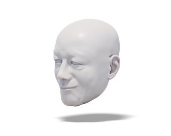 Smiling Gentleman Marionette Head STL File - Digital File For 3D Printing | DIY Marionette For Professional Acts | Unique Home Decoration