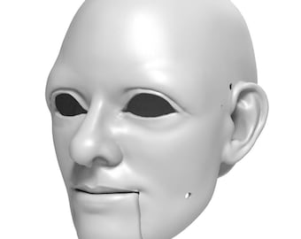 Honest Man Marionette Head STL File - Digital File For 3D Printing | Build Your Own Marionette For Professional Acts | Unique Decoration