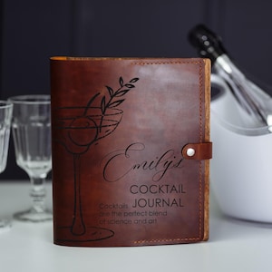 Personalized Cocktail Recipe Book\Barware And Cocktail Gifts\Custom Cocktail Book