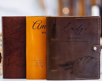 Personalized Recipe Book Custom Recipe Binder Family Heirloom Cookbook