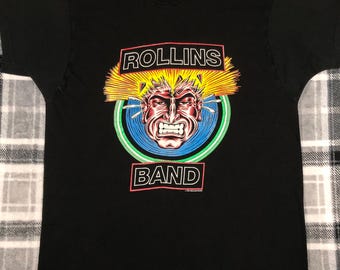 Vintage 1992 Rollins Band Silence Sucks Volume Tour USA Cut