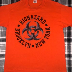 BIOHAZARD Tシャツ 3 NYHC BIOHAZARD Tシャツ 3 NYHC Vintage Early 1990's BIOHAZARD TOUR