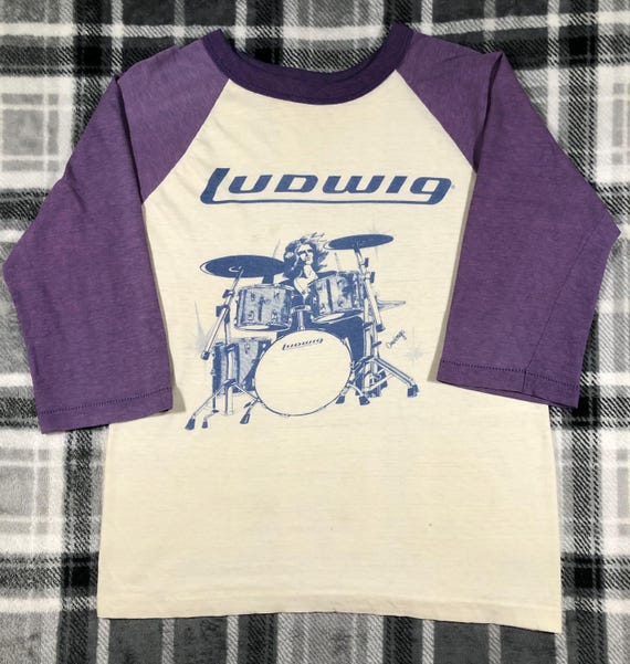 Ludwig Drums - Vintage 70s - Drummer Rock Band Concert Tour Crew