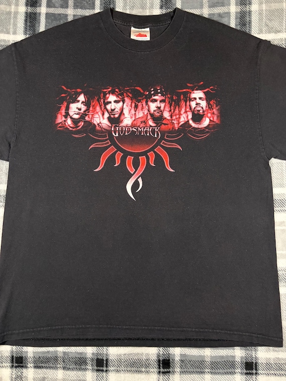 Godsmack - Vintage - US Tour 2002 - Metal Hard Rock Band T Shirt