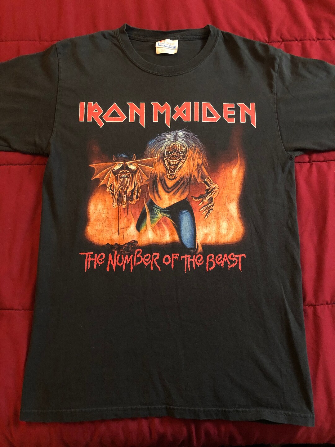 Iron Maiden Vintage Y2K the Number of the Beast Classic Etsy