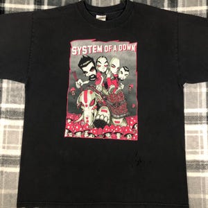 System Of A Down - Vintage - Metal Hard Rock Band T Shirt - Size L