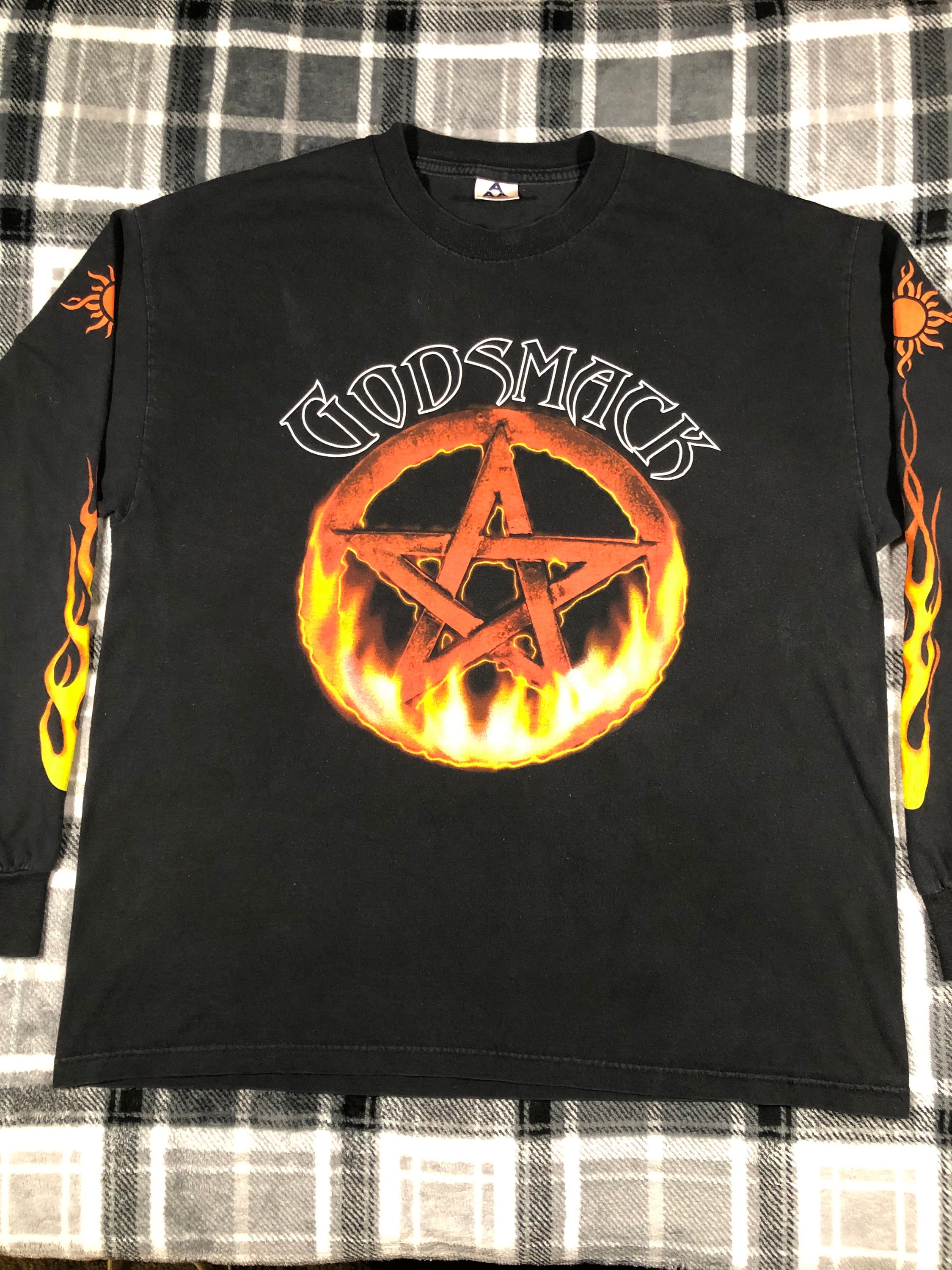 【 美品 】GOD SMACK ゴッドスマック バンT バンドT 90s 00s Vintage 2000 Godsmack Smack This! Graphic T-shirt / Middle