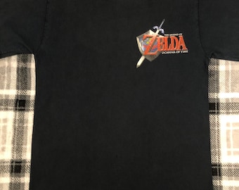 Legend of Zelda Ocarina of Time Green Shirt XL Tultex - Etsy