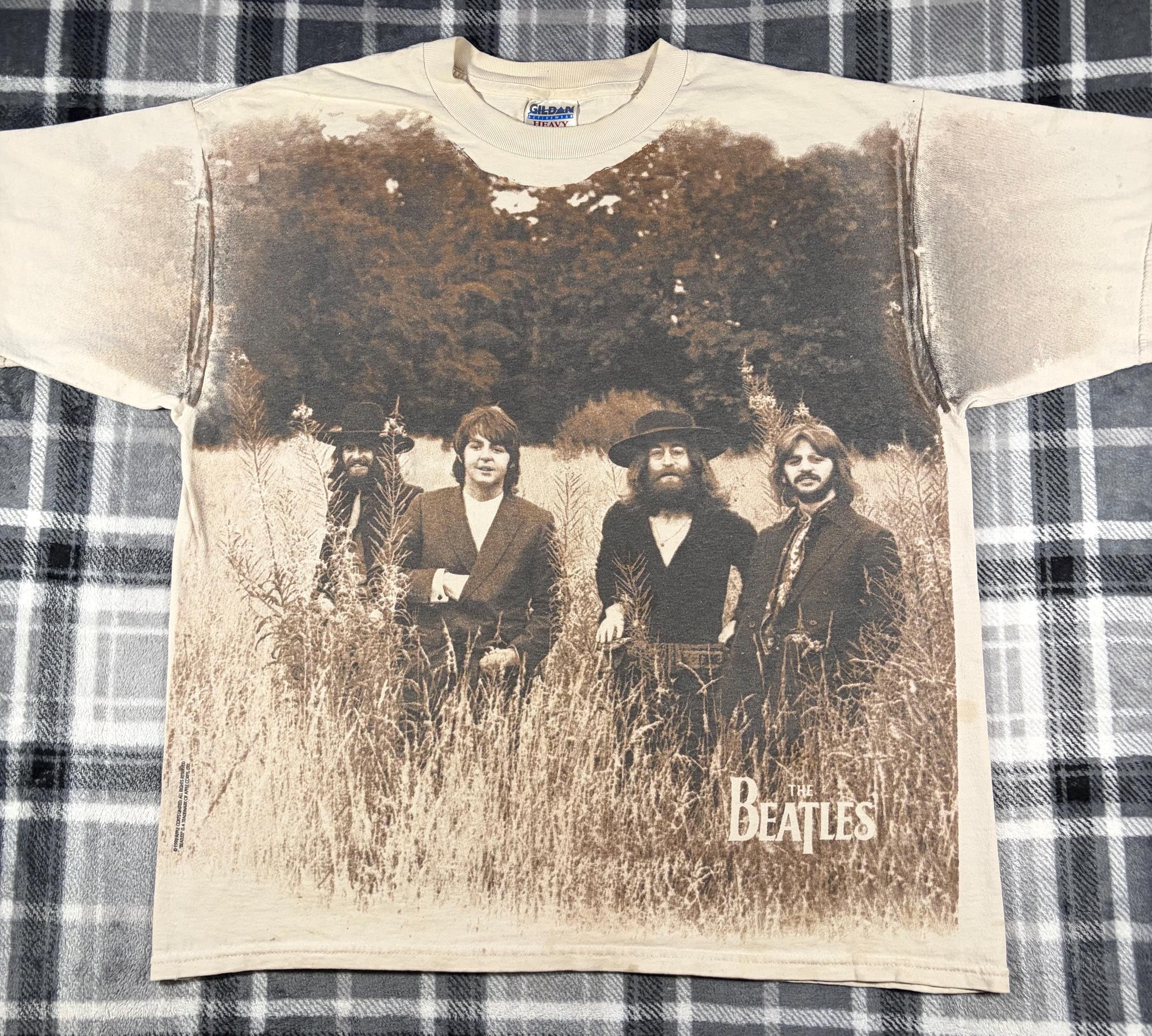 The Beatles All Over Print Tshirt - Etsy