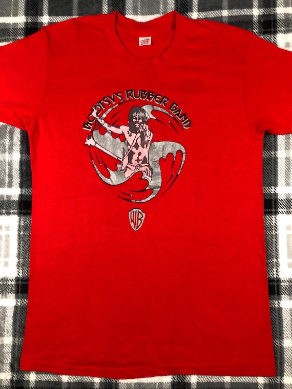 Bootsy's Rubber Band 1977年ツアーTシャツ Vintage 70s - Bootsy's Rubber Band - Warner Bros Promo - Funk Soul
