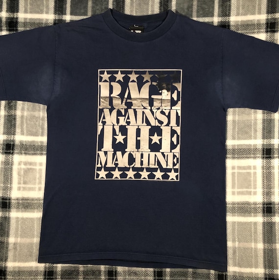 Rage Against the Machine Vintage Metal Hard Rock Band T Shirt Size 