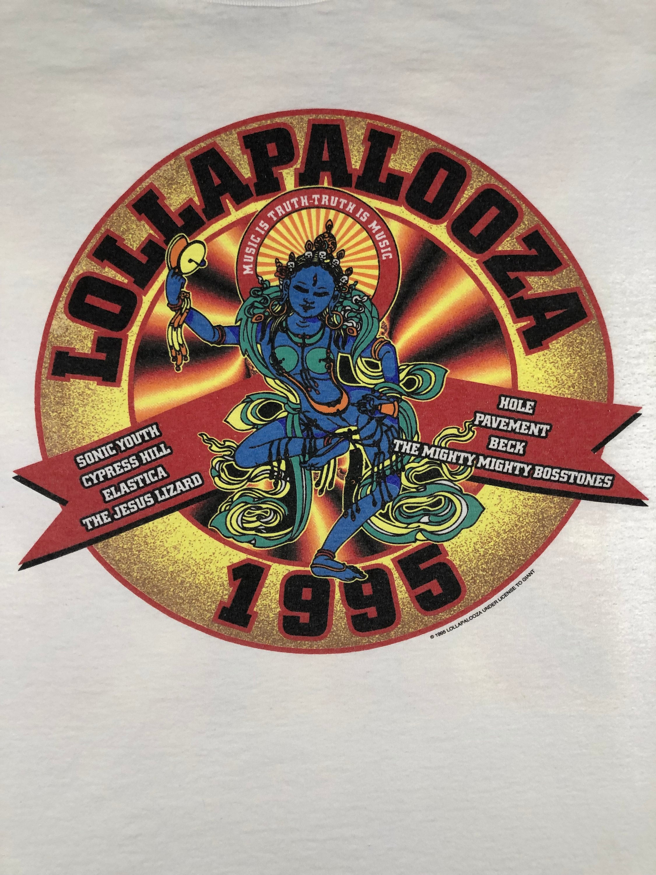90s LOLLAPALOOZA Tシャツ SONIC YOUTH HOLE Vintage 90s - Lollapalooza 1995 - Sonic Youth - Cypress Hill