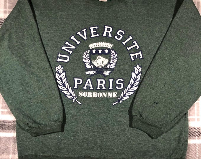 velour sweatshirt bleu sorbonne main image 1