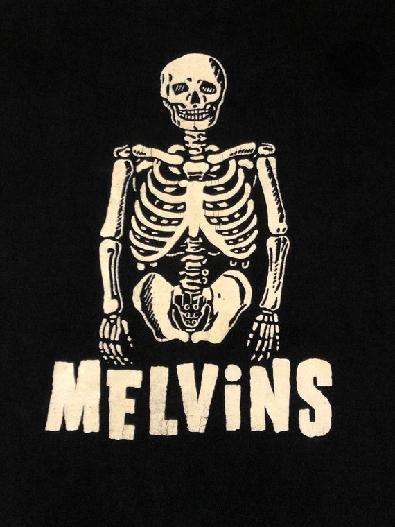 Melvins - Vintage 90s - Glow in the Dark Skeleton - Grunge Metal 