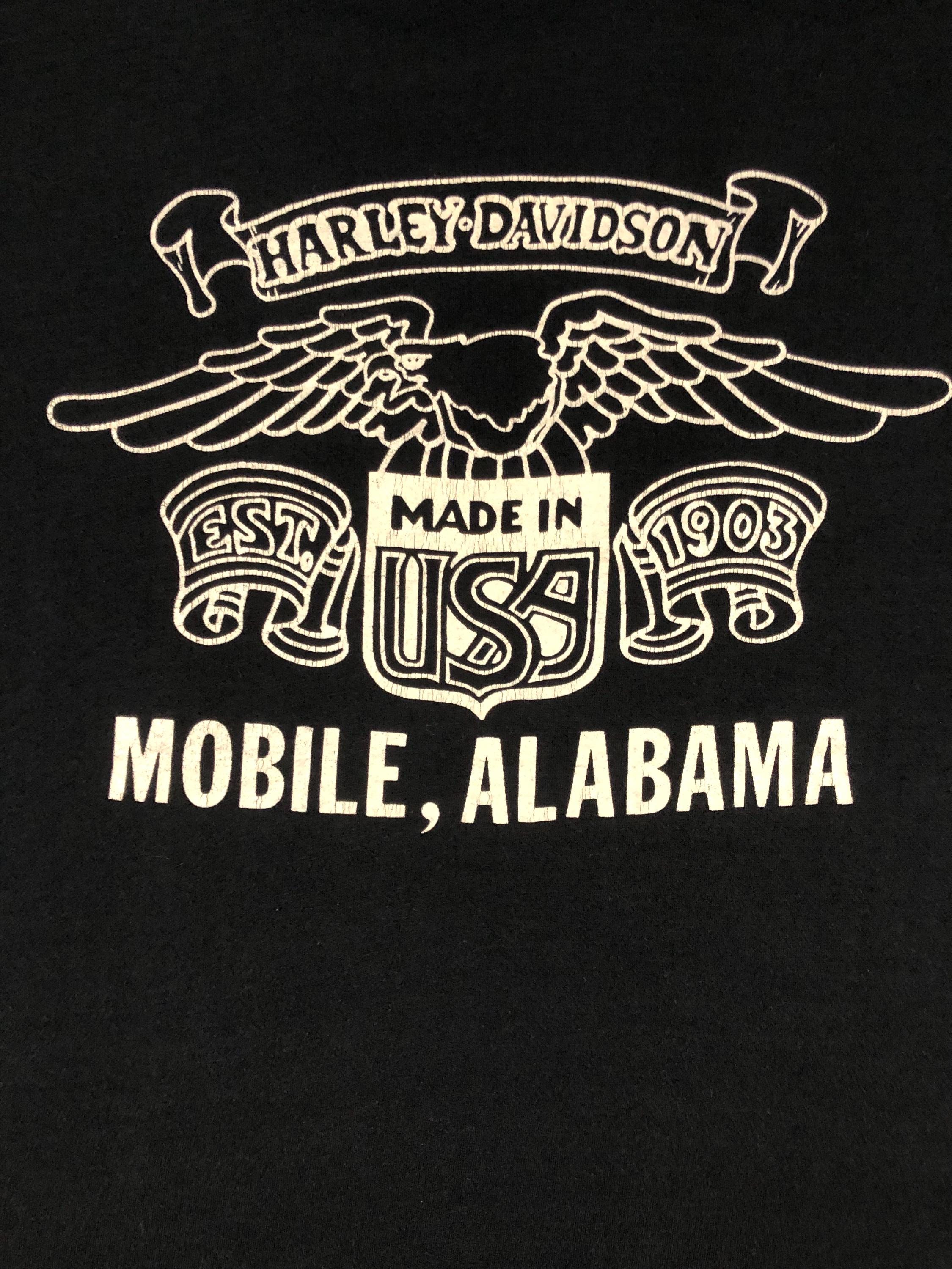 Vintage 70s - Harley Davidson Motorcycles - Classic Eagle Logo