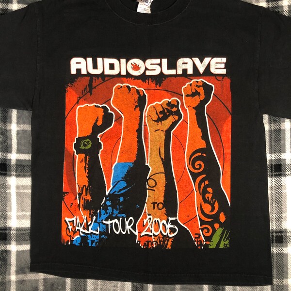 Audioslave - Fall Tour 2005 -  Alternative Hard Rock Band Concert T Shirt - Size M