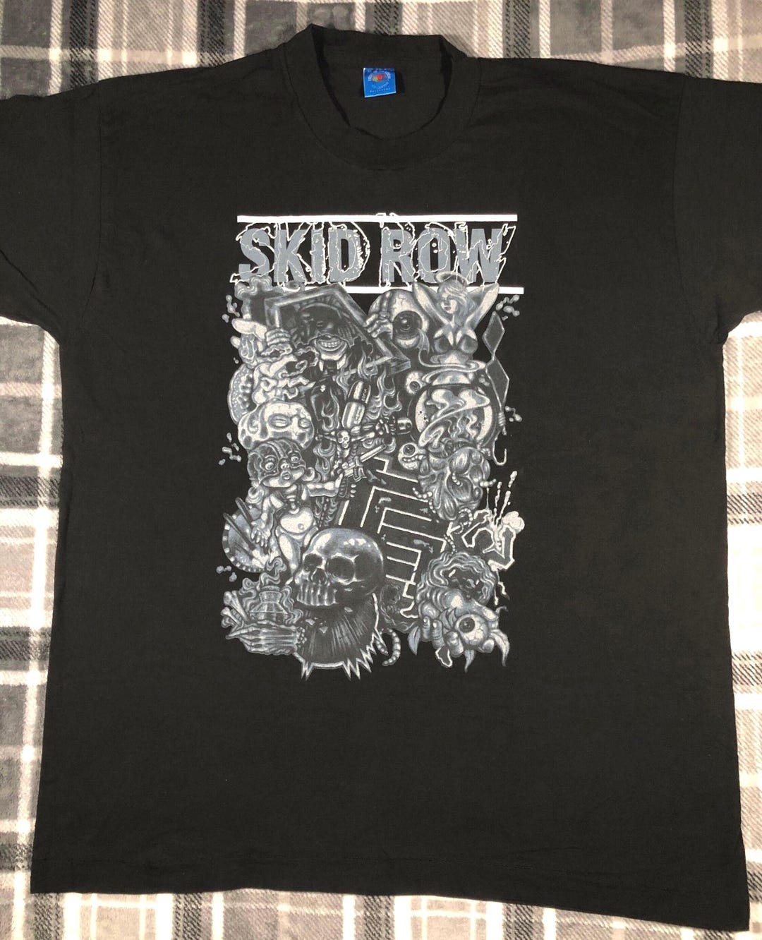Skid Row Tシャツ Subhuman Race Tour1995当時物 Skid Row - Vintage 90s - Subhuman Race Tour 1995 - Glam Hair Metal