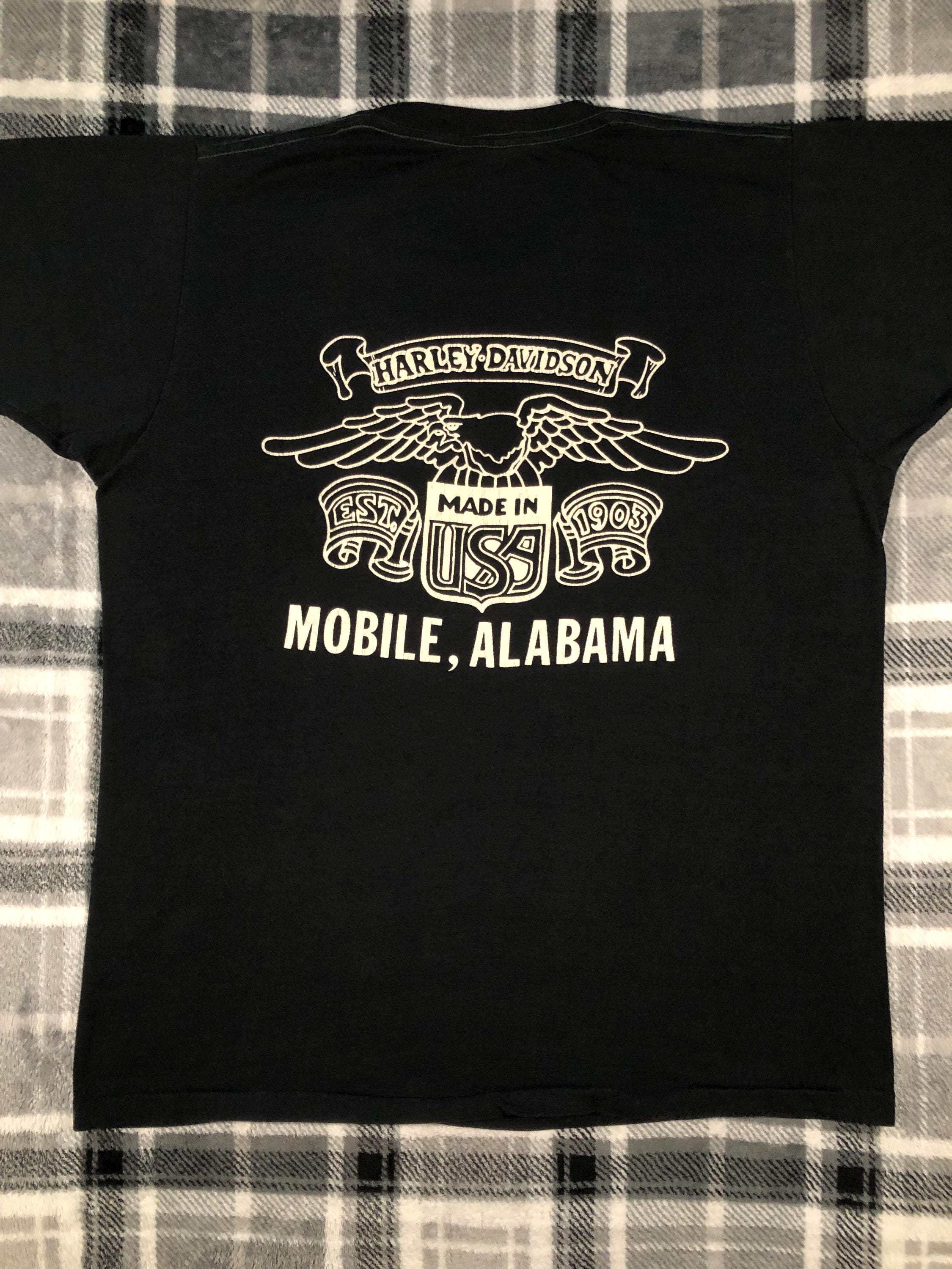 70's Harley Davidson イーグル T Vintage 70s - Harley Davidson Motorcycles - Classic Eagle Logo