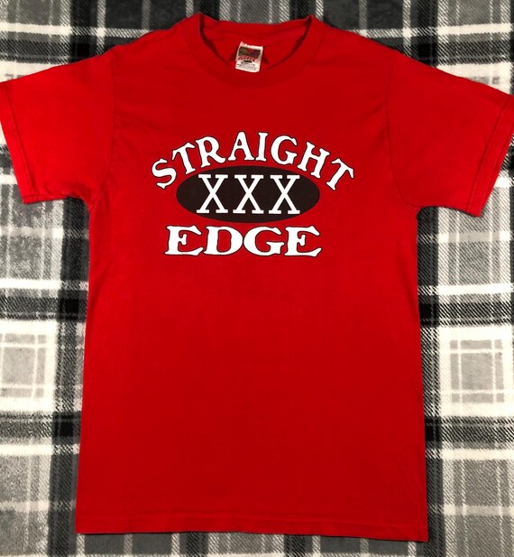 Vintage 90s - Straight Edge - Hardcore Punk Rock Band T