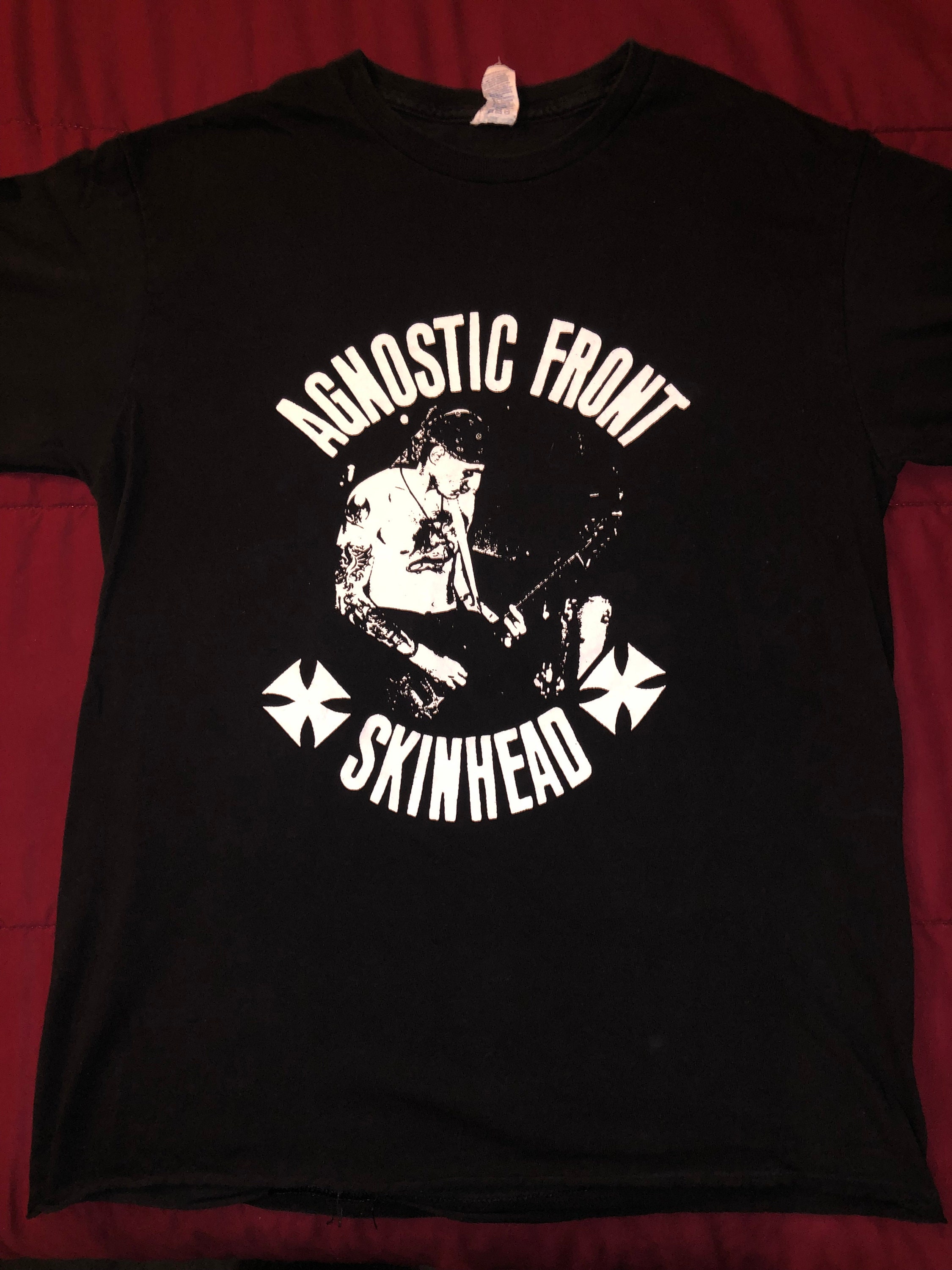 Agnostic Front - NYHC Hardcore Punk Rock Band Concert Tour T