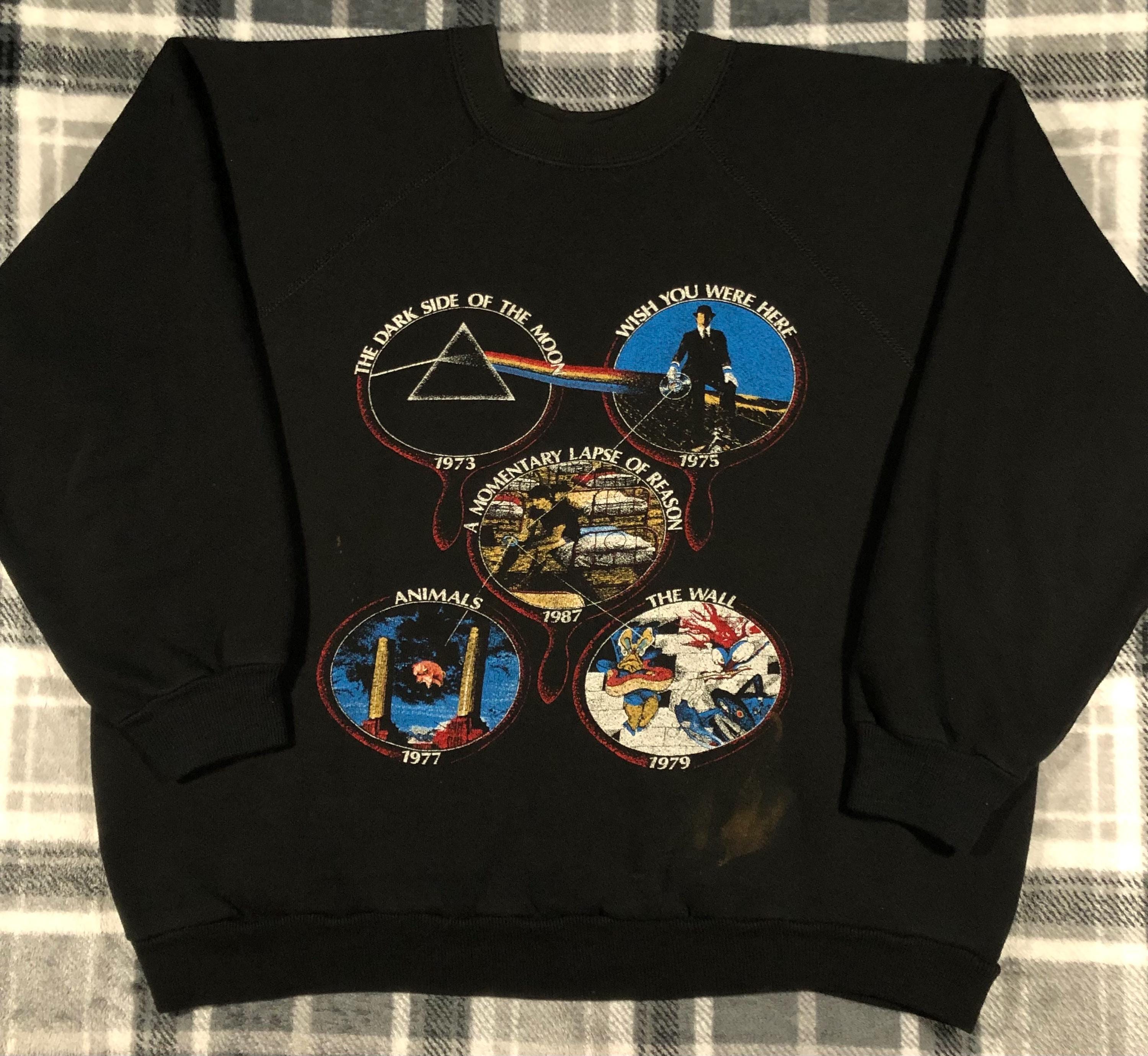 【Raucohouse】Floyd vintage printed sweatshirt Vintage Pink Floyd Sweatshirt - Etsy