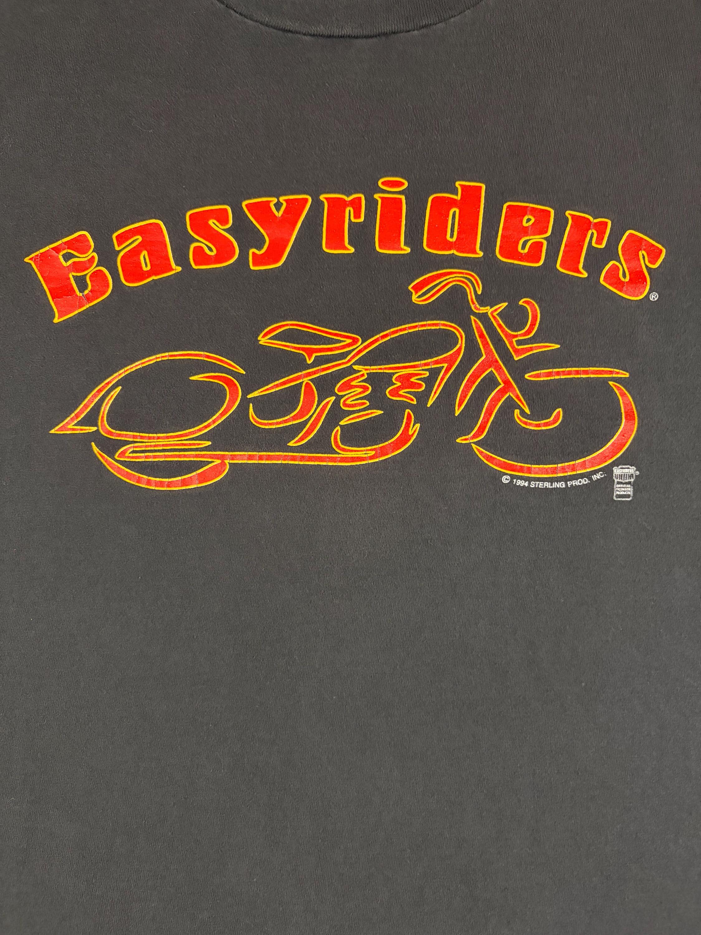 Easyriders - Vintage 90s - Biker Motorcycle Single Stitch T Shirt