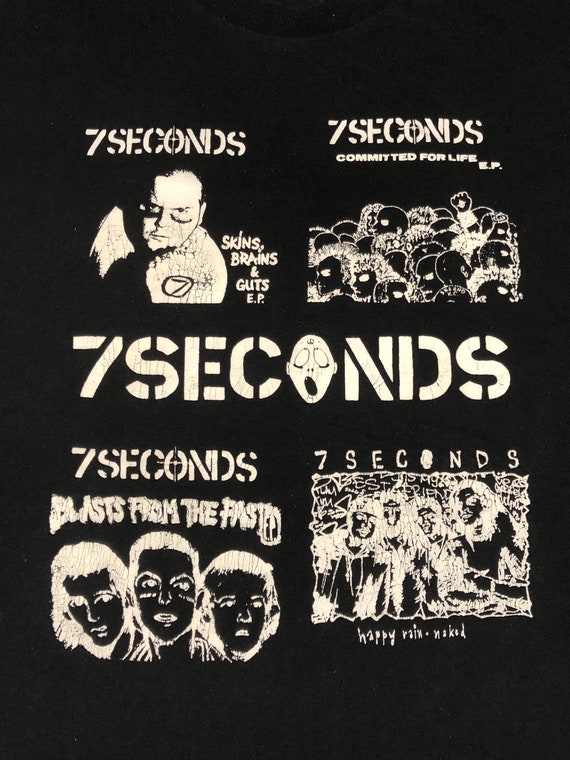 7 Seconds Vintage 90s Hardcore Crust Punk Rock Band Single - Etsy 日本