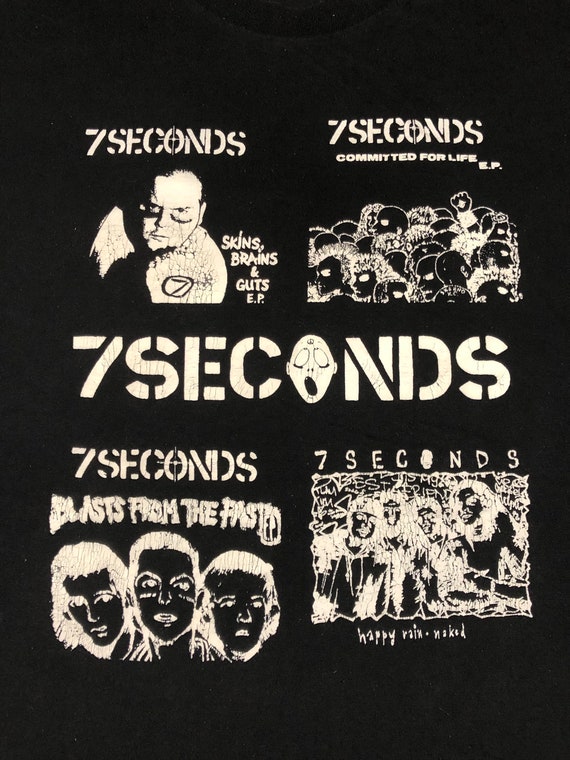 7 Seconds - Vintage 90s - Hardcore Crust Punk Rock Band Single