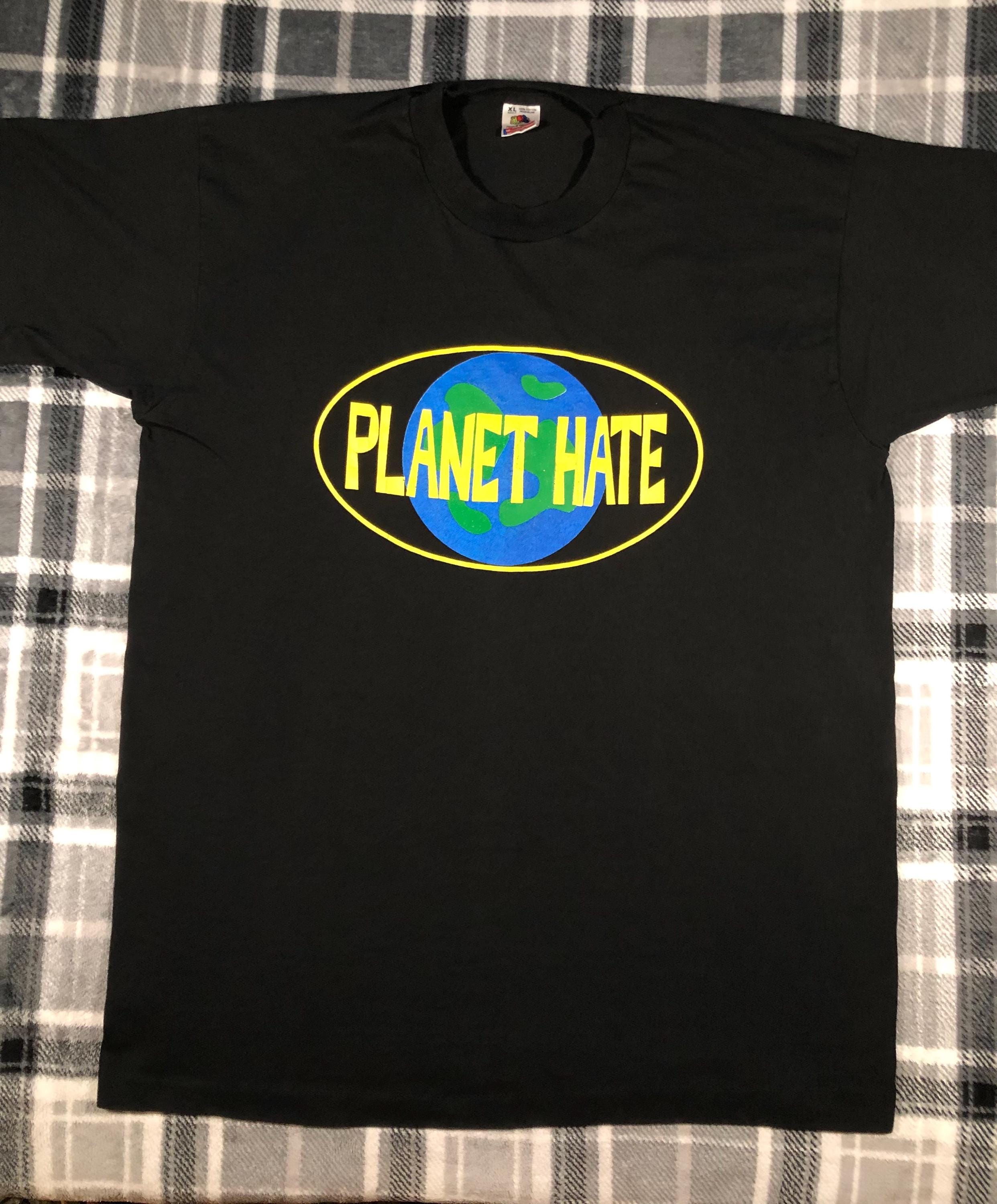 Planet Hate - Vintage 90s - New York Metal Band Single Stitch T