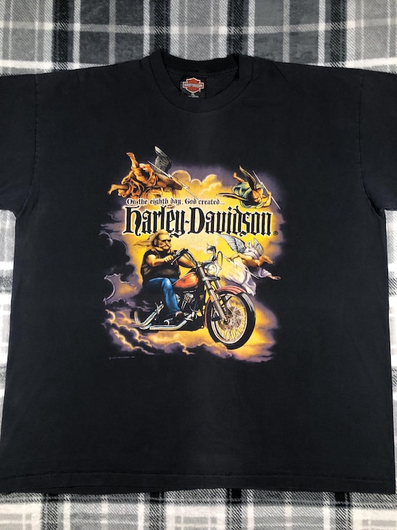 Vintage 90s - Harley Davidson Motorcycles - on the Eighth Day