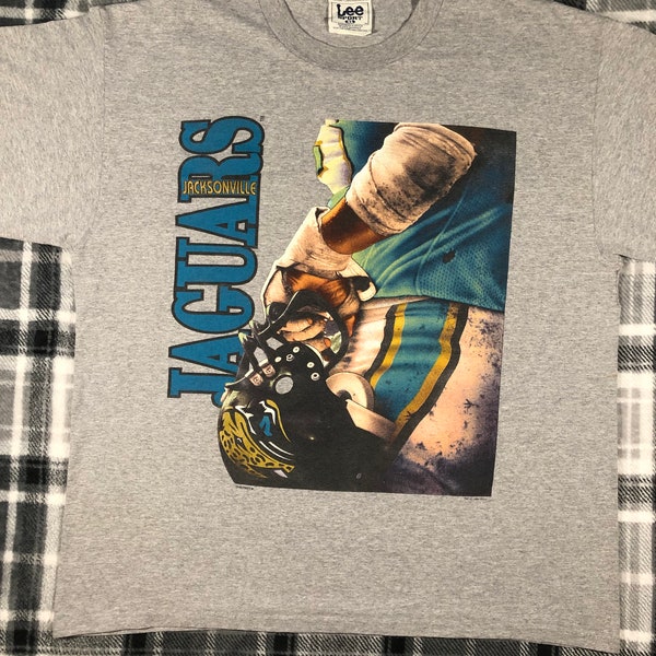 Vintage 90s - Jacksonville Jaguars - NFL Football Sports Team T Shirt - Size XL