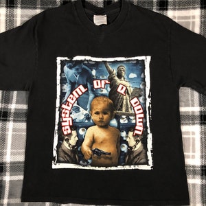 System Of A Down - Vintage 2001 - Metal Hard Rock Band T Shirt - Size M
