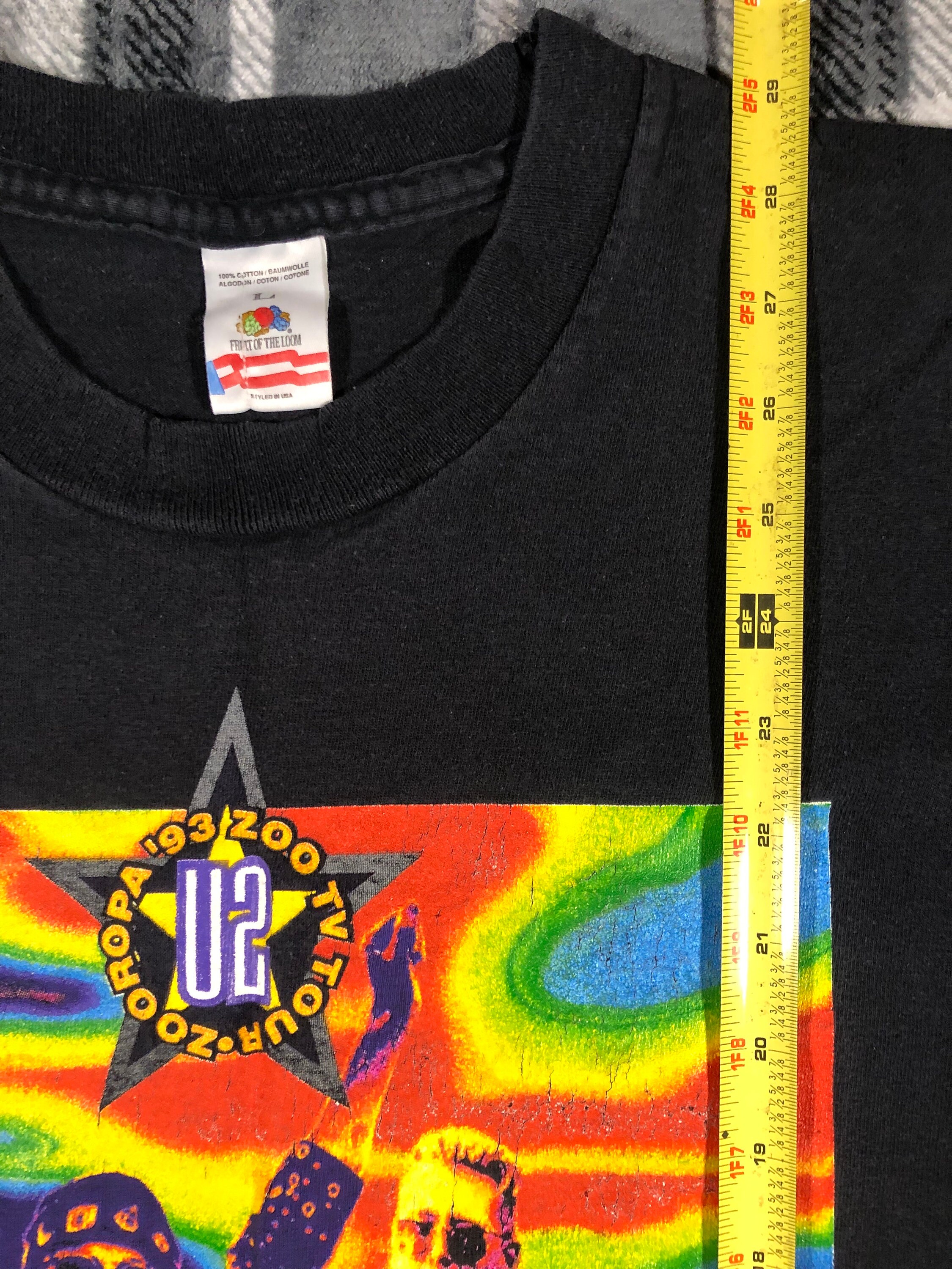 U2 - Vintage 90s - Zooropa 1993 Tour - Alternative Rock Band