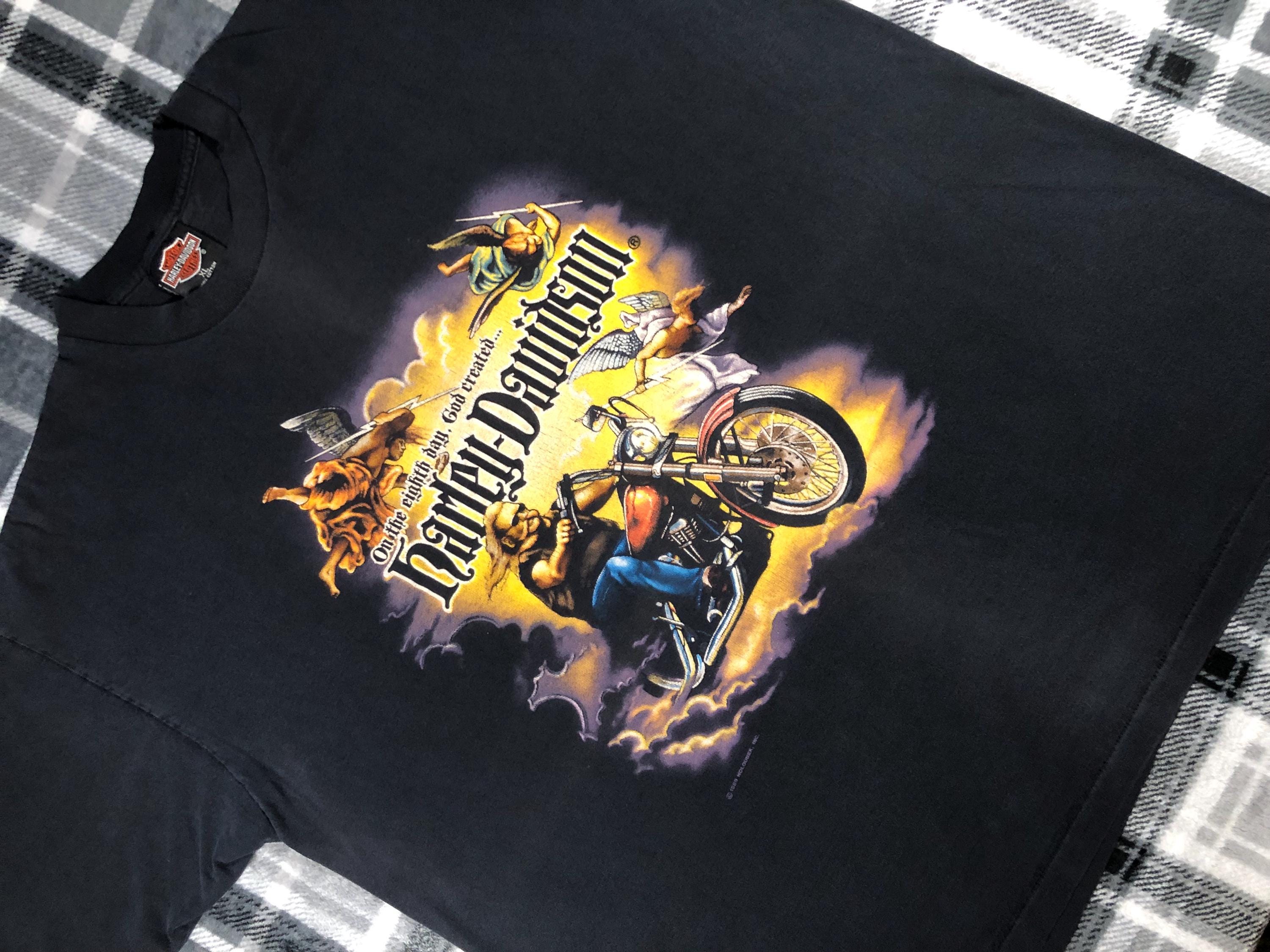 Vintage 90s - Harley Davidson Motorcycles - on the Eighth Day