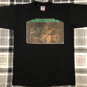 Jimmy Page - Vintage - Led Zeppelin Guitarist - Hard Rock Band T Shirt - Size M