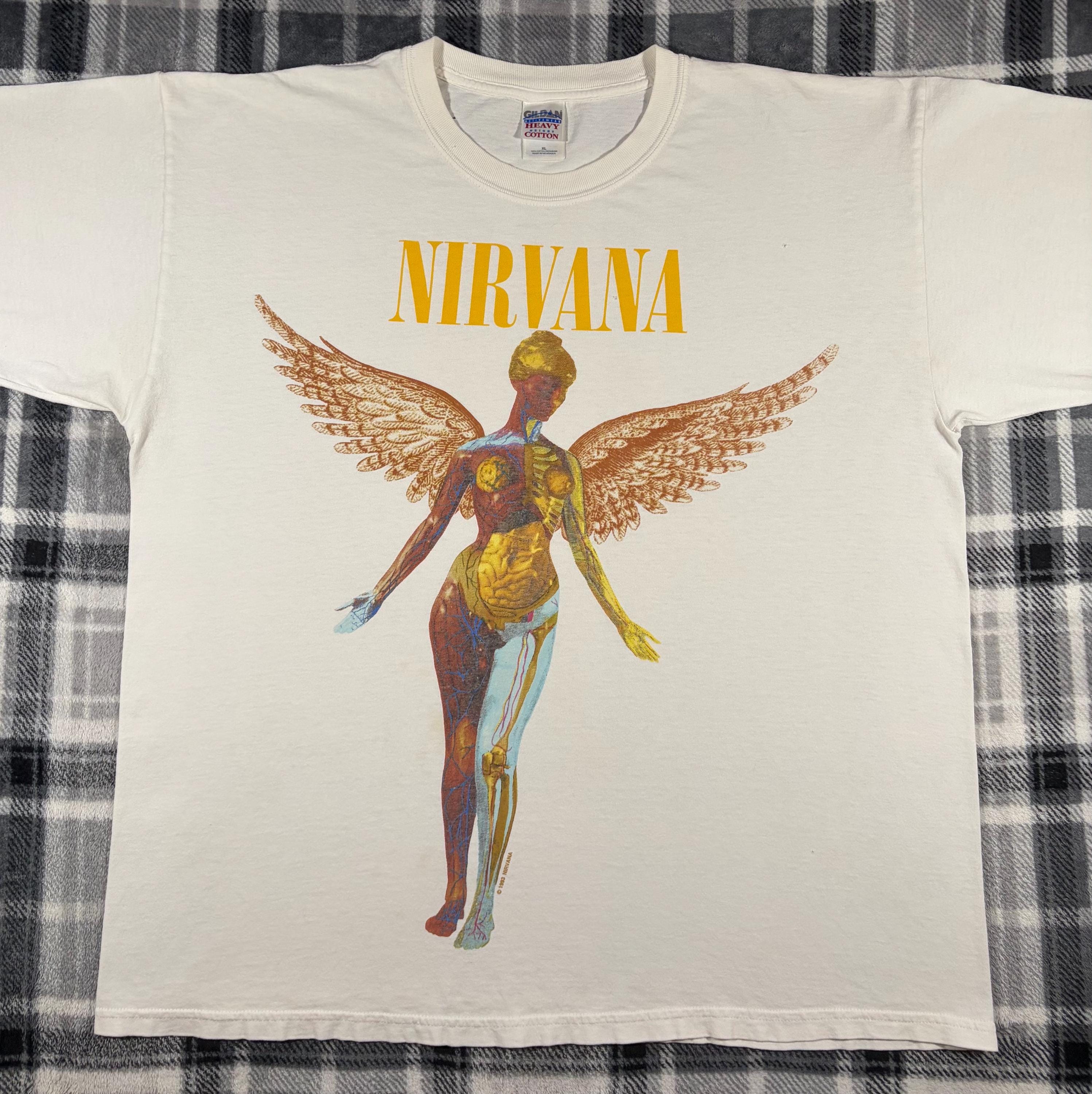 Vintage in Utero Nirvana Shirt - Etsy