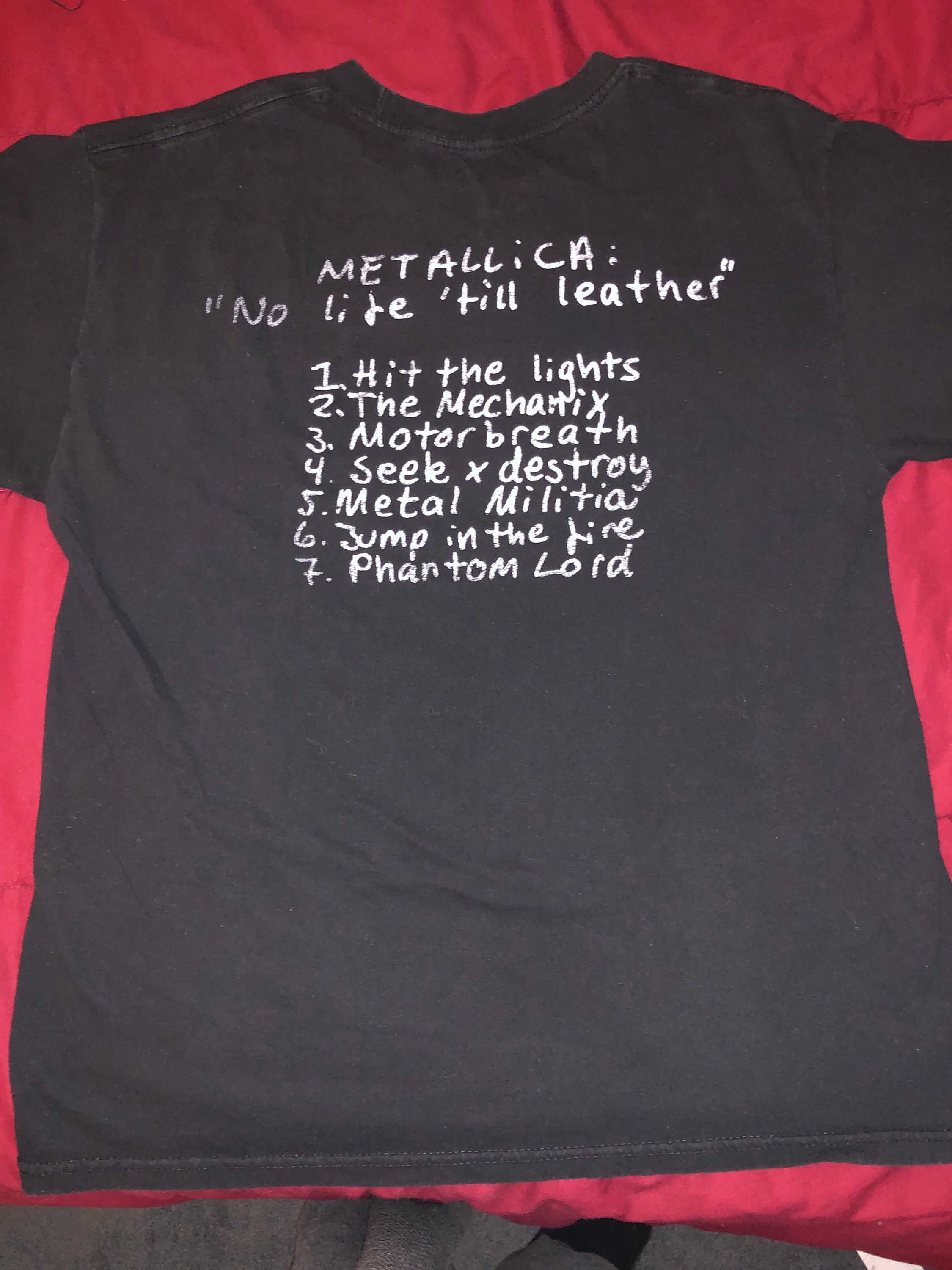 Metallica No Life Till Leather Classic Metal Rock Band T | Etsy