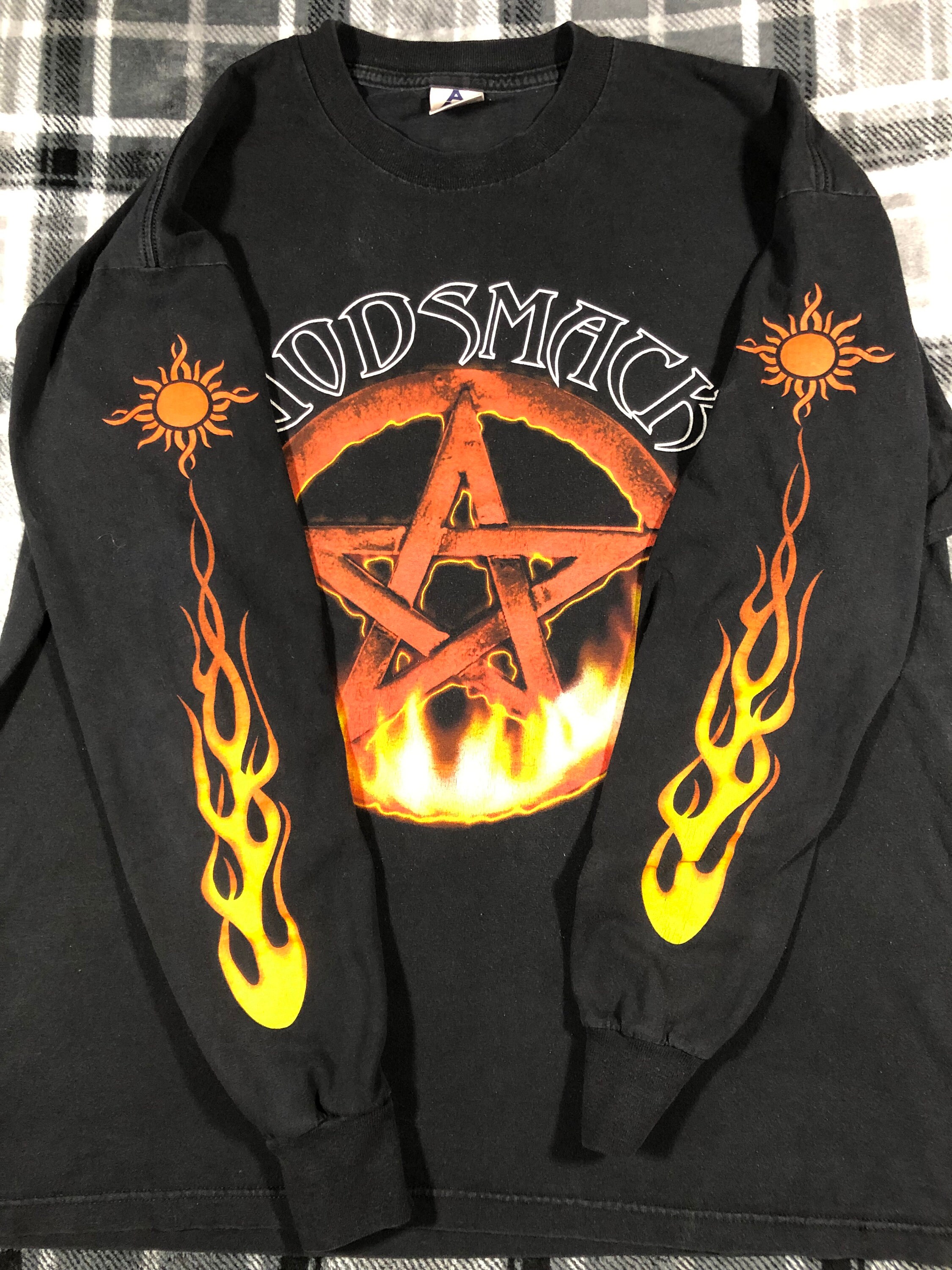 Godsmack Voodoo Tour 1999 Vintage Double-Sided Black Concert