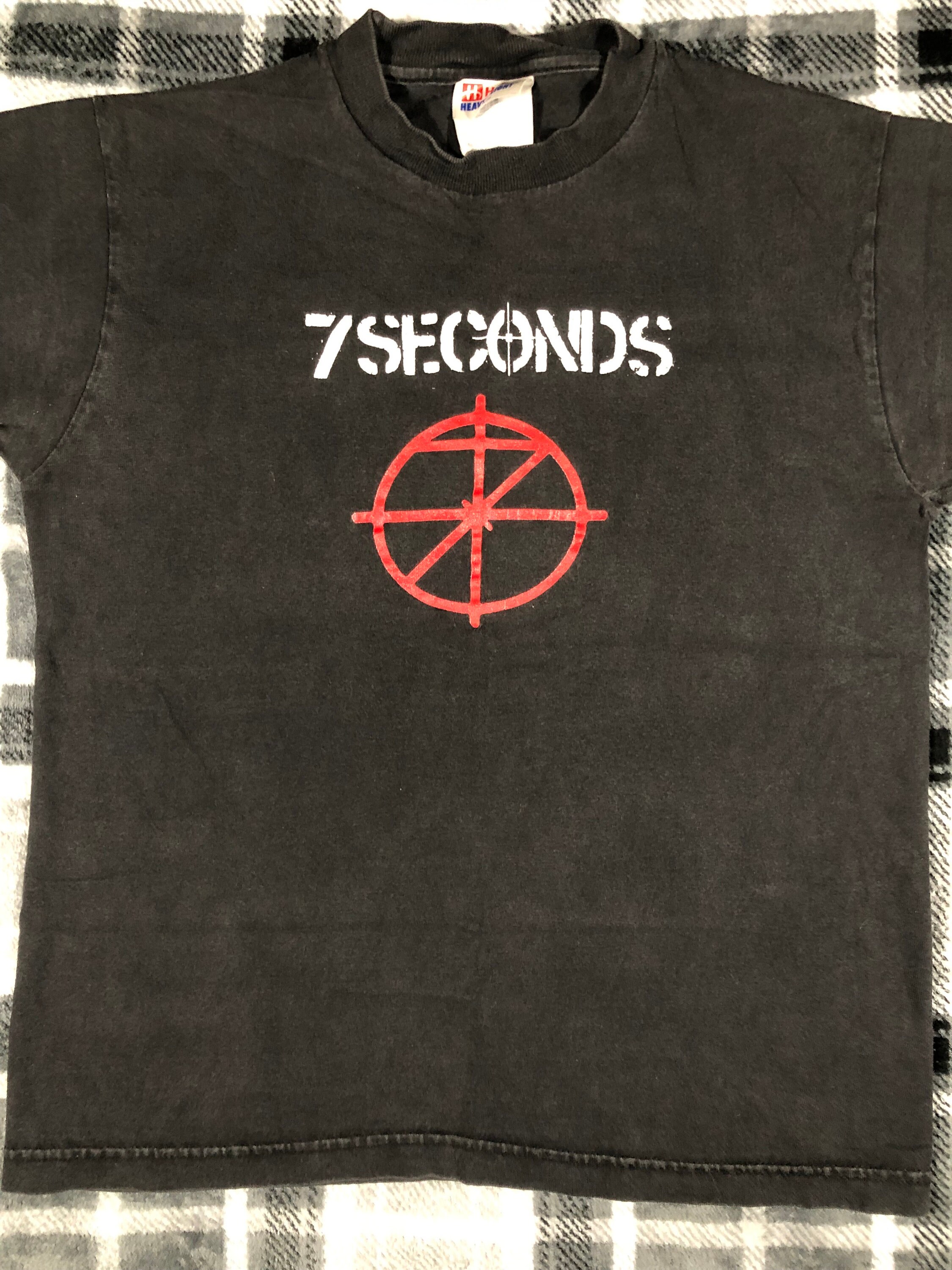 7 Seconds - Vintage 90s - Hardcore Punk Rock Band T Shirt - Size