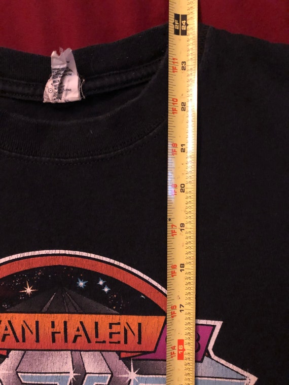 Maglietta Uomo Rock Off Van Halen – Logo Rosso Classico Ufficiale (Taglia Media, Unisex) - 3