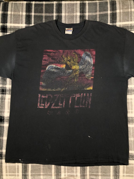 Led Zeppelin - Vintage Y2K - Hard Rock Band Thras… - image 1