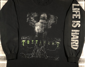 Testament - Vintage 90s - Life is Hard - Thrash Metal Hard Rock