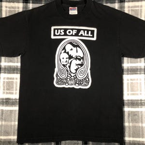 Us Of All - Vintage 90s - Seattle Punk Rock Band T Shirt - Size M